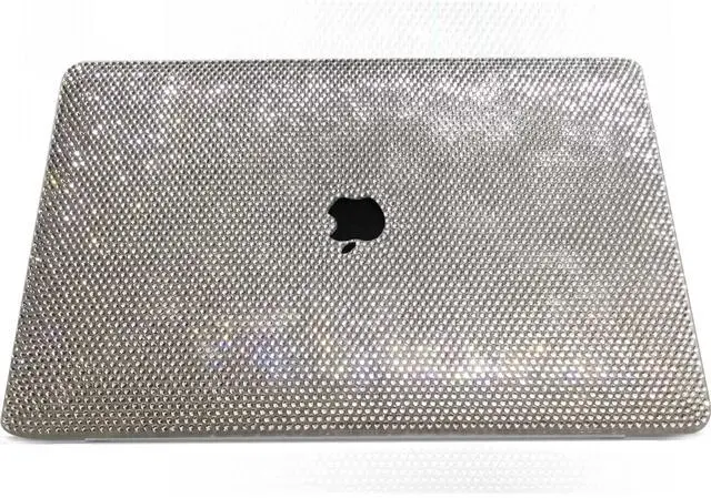Alt view image 3 of 4 - Teazgopx Bling Rhinestone Case for MacBook Air 15 inch 2025 2024 2023 Release M4 A3241/M3 A3114/M2 A2941 Chip with Liquid Retina Display Touch ID,Glitter Sparkle Diamond Fashion Luxury Shiny Shell