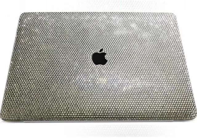 Alt view image 4 of 4 - Teazgopx Bling Rhinestone Case for MacBook Air 15 inch 2025 2024 2023 Release M4 A3241/M3 A3114/M2 A2941 Chip with Liquid Retina Display Touch ID,Glitter Sparkle Diamond Fashion Luxury Shiny Shell
