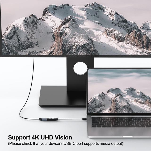 Alt view image 3 of 5 - USBC to HDMI Adapter 10-Pack,USB Type-C to HDMI Converter Compatible [Thunderbolt 3 Compatible] for MacBook Pro/Air, iMac, iPad Pro, Galaxy S20 S10, Surface and More