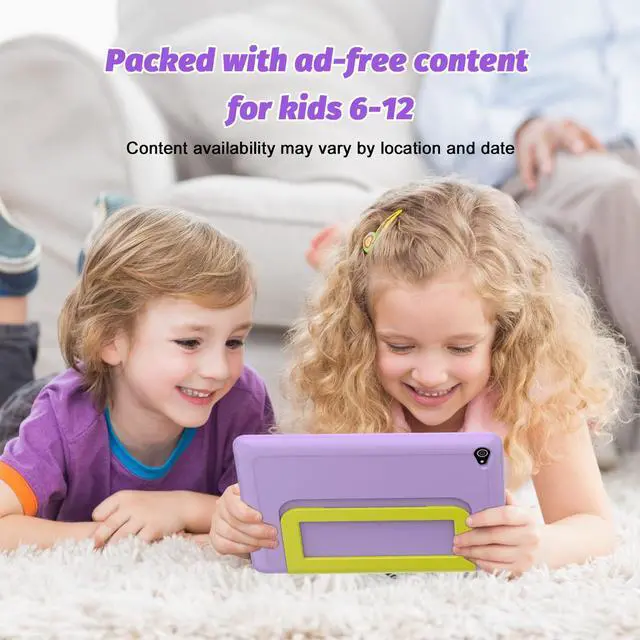 Alt view image 4 of 5 - URAO Kids Tablet, Android 14 Tablet for Kids 10 inch Octa-Core with Case, 64GB 1TB TF Card Expandable for Toddler Children, Parental Control, Dual Camera, WiFi,Gift