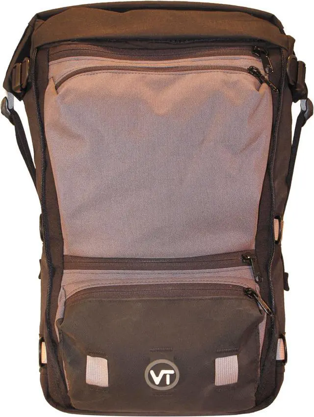 Alt view image 2 of 5 - Velo Women's Transit The Edge 30 Waterproof Messenger Bicycle Backpack (Red/Black, Small)