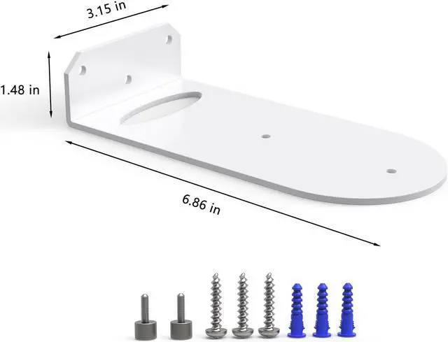 Alt view image 2 of 5 - VOMENC Wall Mount Holder Compatible with Orbi WiFi 7 Mesh System (RBE770/RBE772/RBE773), for Orbi 770/970 /870 Series WiFi Accessories Mounting with Easy Installation and Space Saving (2pack)