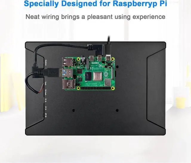 Alt view image 2 of 5 - wisecoco 10.5 Inch Touchscreen Monitor for Raspberry Pi 2560×1600 2K OLED Display for RPi 5/4B/3B CM3+/4 HDMI Port Supports Jetson Nano/Windows