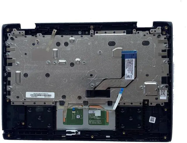 Alt view image 2 of 5 - wzqrps Replacement for Lenovo 500E Chromebook 2nd Gen (81MC) Laptop Upper Case Palmrest Non-Backlit Keyboard Touchpad Assembly Part 5CB0T79601 Black