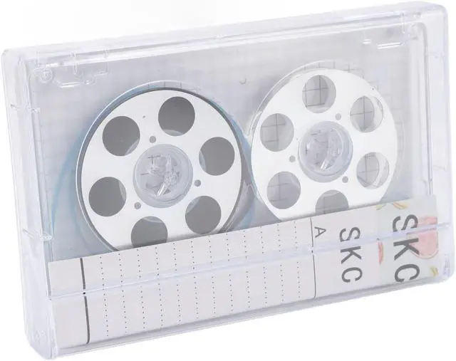 Alt view image 5 of 5 - Blank Cassette Tapes, Audio Cassette Tape, Reel to Reel 46 Minute Blank Cassettes Tapes with Aluminum Alloy Reels for All Kinds of Music Recording (Silver)