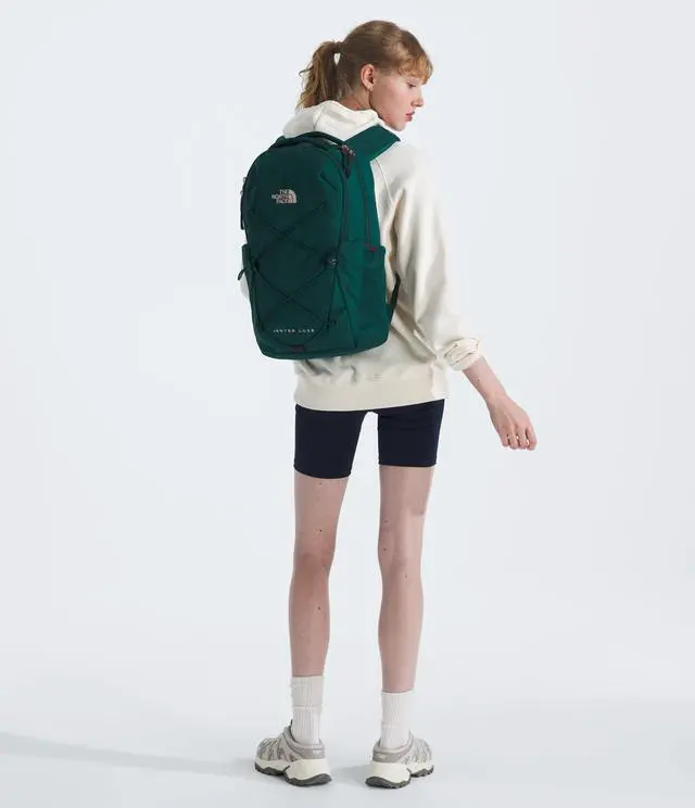 Alt view image 2 of 5 - The North Face Women's Jester Luxe Everyday Laptop Backpack, Deep Nori/Burnt Coral Metallic, One Size