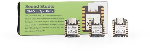 Alt view image 2 of 5 - XIAO nRF52840 3PCS Pack - NFC, Onboard Bluetooth5.0 Antenna, Supporting Arduino, MicroPython, CircuitPython, tinyGo, Zephyr, Meshtastic, Amazon Sidewalk, QMK, ZMK