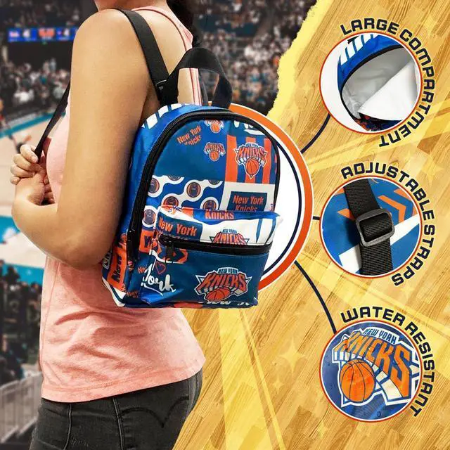 Alt view image 3 of 5 - Pro Specialties Group New York Knicks Mini Backpack adult bag, perfect for women. Ideal small backpack Waterproof, and trendy