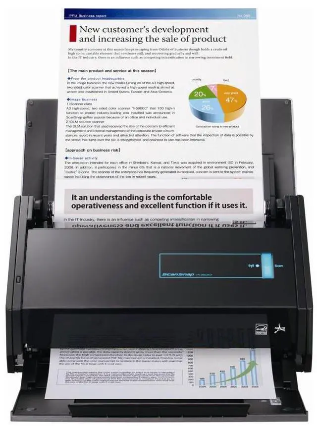 Main image of Fujitsu ScanSnap iX500 Document Scanner (PA03656-B002)