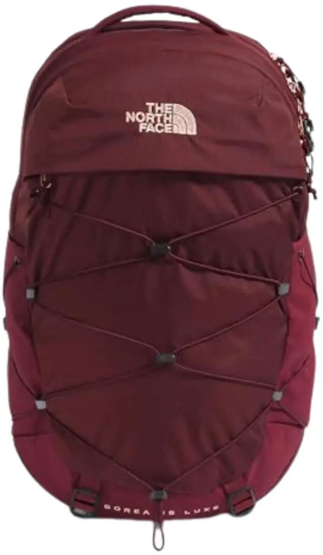 Main image of The North Face Women's Borealis Luxe Commuter Laptop Backpack - PFAS Free, Sumac/Burnt Coral Metallic, One Size