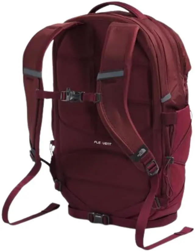 Alt view image 2 of 5 - The North Face Women's Borealis Luxe Commuter Laptop Backpack - PFAS Free, Sumac/Burnt Coral Metallic, One Size