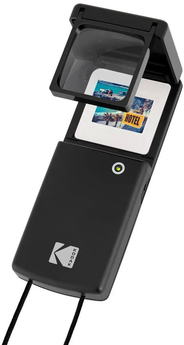 Main image of KODAK Magnifying Lighted Slide Viewer, Compact Portable 1.8x LED Backlight for Vintage 35mm Film Slides, Battery Operated, Neck Lanyard included