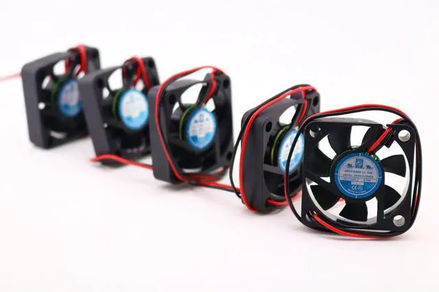 Main image of (x5) Orion Fans OD4010-12HSS-5 | 12 VDC | 0.1 A | 40x40x10mm | 6.7 CFM | 25dBA | 1.2 W| 6000 RPM | Wire Leads - 5 Piece Pack | Crosses with KD1204PFS1 (Sunon) and 412FH (ebmpapst)