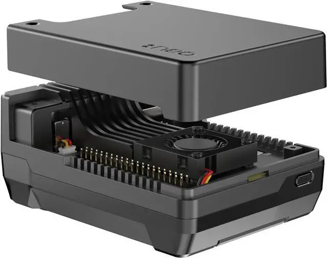 Main image of Argon NEO 5 Case for Raspberry Pi 5 with M.2 NVME Expansion Board (BRED)