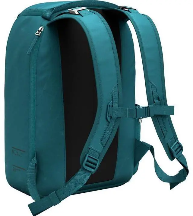 Alt view image 4 of 5 - Db Journey Ramverk Backpack - Durable Travel Backpack with Laptop Compartment & Pockets for Work, Luggage Backpack with Roller Bag Hook Up System, 21L - Midnight Teal