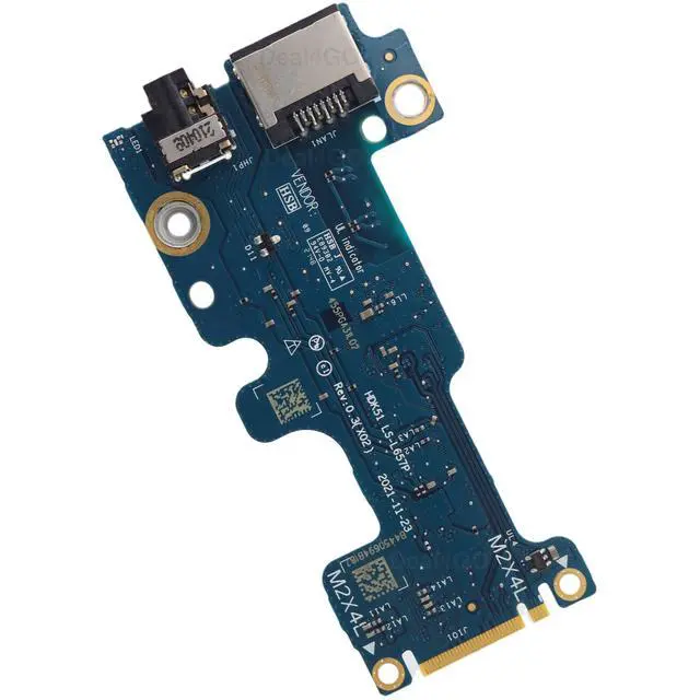 Alt view image 4 of 5 - Deal4GO RJ45 LAN Ethernet Audio Headphone Jack IO Board T1JPR 0T1JPR LS-L657P Replacement for Dell G15 5520 5521 5525 G16 7620