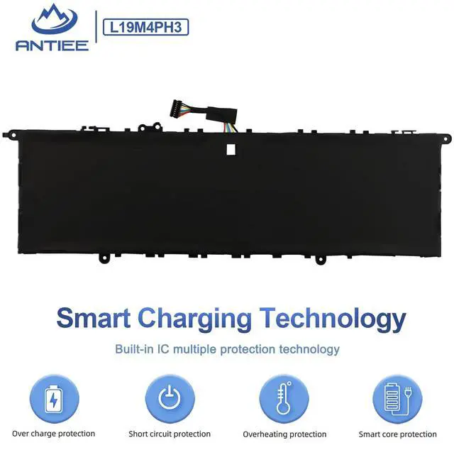Alt view image 5 of 5 - L19M4PH3 L19C4PH3 Laptop Battery Replacement for Lenovo Ideapad Yoga Slim 7 Pro-14ARH5 Slim 7 Pro-14ITLL 5 Series L19D4PH3 SB10Z49517 5B10Z49519 SB10Z49515 5B10Z49514 SB10Z49516 5B10Z49518 3950mAh