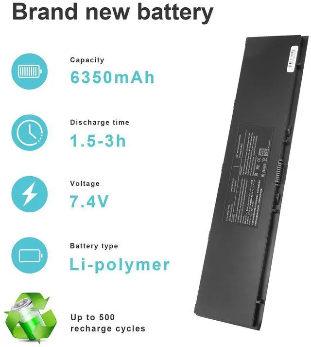 Alt view image 2 of 5 - E7440 E7450 3RNFD Laptop Battery for Dell Latitude 14 7000 E7440 E7450 E7420 7440 7450 PFXCR 34GKR F38HT G95J5 0G95J5 3RNFD G0G2M T19VW V8XN3 909H5 0909H5 5K1GW 451-BBFT 451-BBOG 451-BBFV E225846