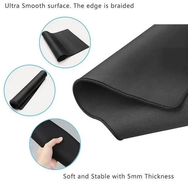 Alt view image 5 of 5 - [60" x 30"] Extra-Large Mouse Pads, Gaming mat - Enhance Gaming Experience with The Massive Battle mat, Waterproof, Easy-Clean, and Lint-Free, Desk mat Perfect for PC Game Tables (Black, 4XL)