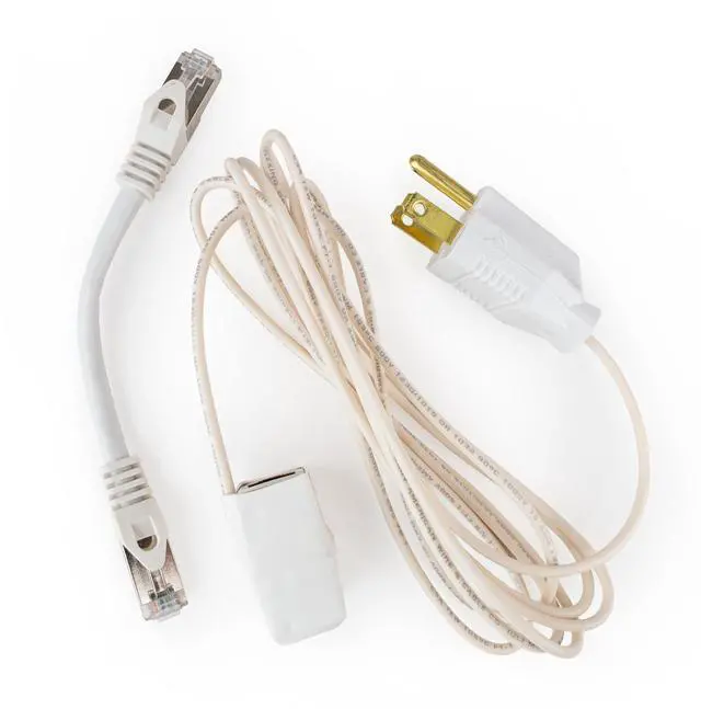 Alt view image 2 of 2 - ElectraHealth Ethernet Grounding Adapter Kit (White)