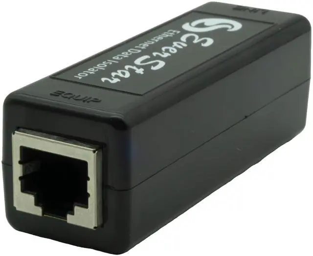Alt view image 3 of 3 - EverStar MI-305 Galvanic Network Isolator for Healthcare (EN60601-1 Compliant 4.5 KV, 2 MOPP) + 5 Patch STP Cable (1+1pc Kit) | Apple/Android TV | Hi-Res Audio Systems (RJ45) | Black