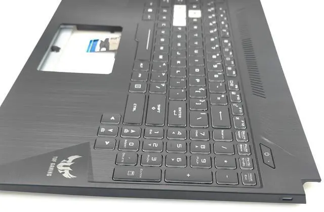 Alt view image 4 of 5 - Jxjslp Replacement Upper Case Palmrest for ASUS TUF Gaming FX505 FX505D FX86 FX86G Series Laptop with Backlit Keyboard Assembly 13N1-5JA0901 13N1-5JA0801 13NR00S1AP0211