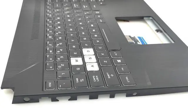 Alt view image 5 of 5 - Jxjslp Replacement Upper Case Palmrest for ASUS TUF Gaming FX505 FX505D FX86 FX86G Series Laptop with Backlit Keyboard Assembly 13N1-5JA0901 13N1-5JA0801 13NR00S1AP0211