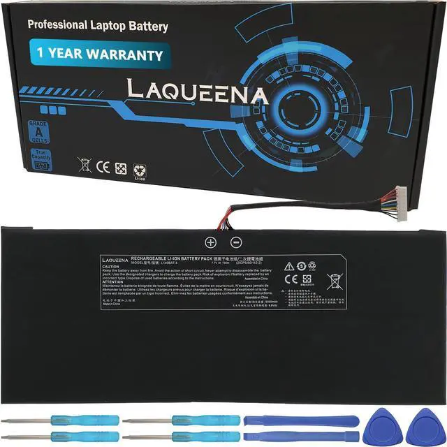 Main image of LAQUEENA L140BAT-4 Laptop Battery Compatible with Lemp9 System76 Darter Pro 2021 L140CU L141CU L140MU L141MU 6-87-L140S-72B01 2ICP5/50/112 VIA 7.7V 73Wh 4-Cell