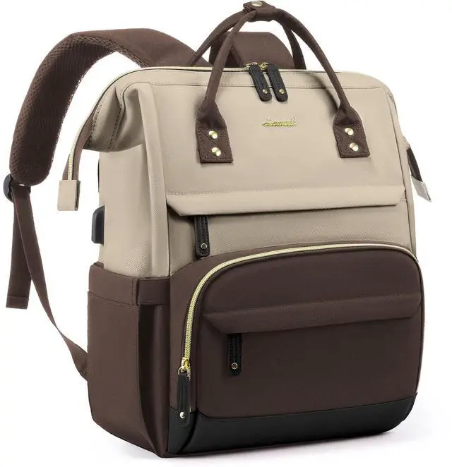 Main image of LOVEVOOK Laptop Backpack for Women, 17 Inch Work Business Backpacks Purse With Large Capacity, Waterproof Nurse Bag College Bookbag for School, Waterproof Casual Daypack for Travel