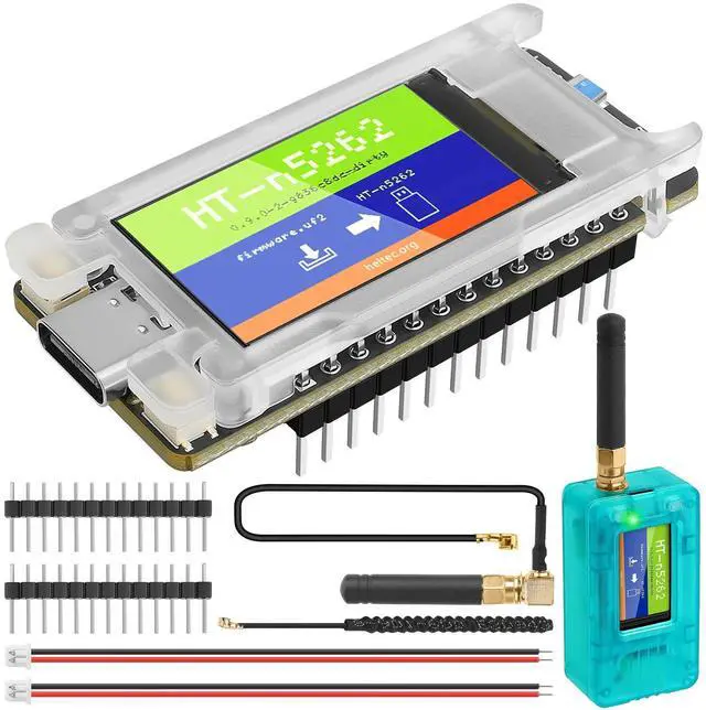 Main image of Mesh Node T114 Development Board with Case Set - with 915MHz Antenna TFT Display nRF52840 SX1262 Module Support LoRa Bluetooth 5.0 GPS Solar Panel Power Supply for Meshtastic Arduino LoRawan IOT