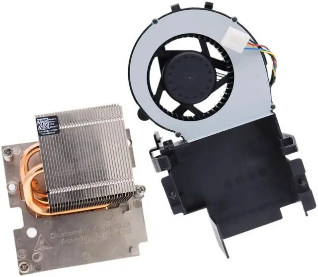 Alt view image 5 of 5 - Deal4GO CPU Cooling Fan w/Heatsink Assembly R89X3 KR9CY Update 65W to 80W i7 i9 CPU Replacement for Dell Precision 3260 Compact