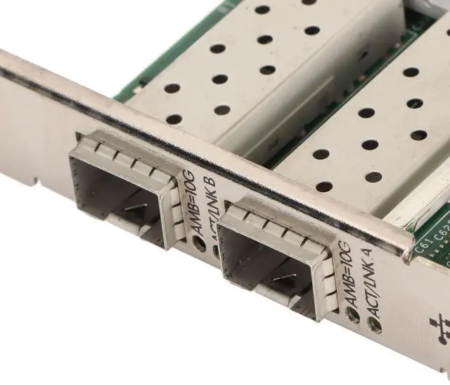 Alt view image 5 of 5 - Sxhlseller 10GB SFP+ Dual Port PCIe 2.0 X8 Network Card, 10GbE Ethernet Card for Servers, Compatible with ProLiant DL160 Gen8 and DL380 Gen9