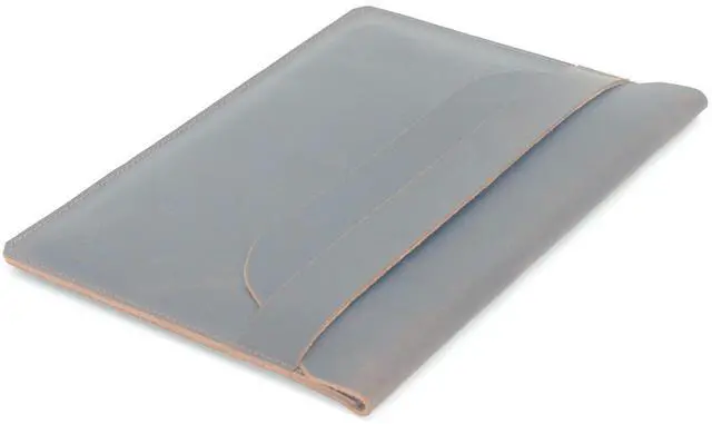 Main image of YIYUS Compatible with MacBook Pro 13" M1 & 2017 2021 Handmade Leather Sleeve Case Compatible with MacBook Air 13" M1 2018 2021 Case 02 Darkbrown