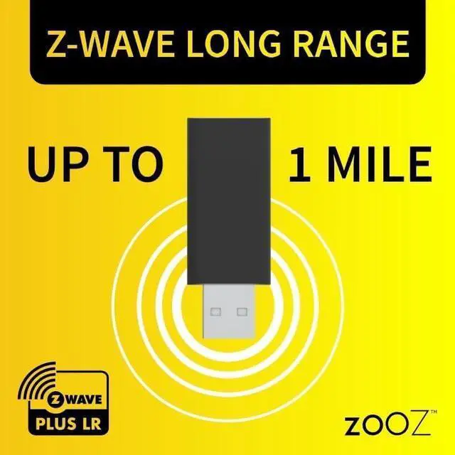 Alt view image 2 of 2 - Zooz 800 Series Z-Wave Long Range S2 USB Stick ZST39 LR, Great for DIY Smart Home (Use with Home Assistant or HomeSeer Software)