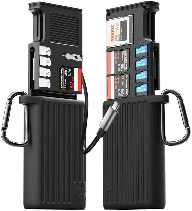 Main image of ULANZI MCR-02 High-Speed SD Card Reader, USB 3.2 CFexpress B Card Reader, 2 in 1 SD/Micro SD Card Reader Holder, Waterproof Case, Type-C SD/TF Card Storage Case for iPhone/Android, Action Cameras