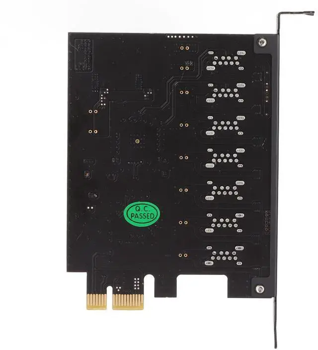 Alt view image 5 of 5 - Pcie USB Card Pcie USB 3.2 Metal, Plastic 7 Port Pcie Expansion Card 7 Ports USB 3.2 Gen1 5Gbps High Speed Stable Power USB 3.2 Gen1 Front Expansion Card