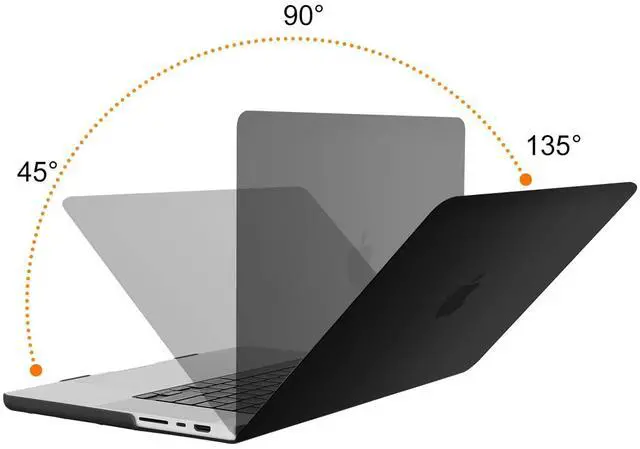 Alt view image 3 of 5 - MOSISO USB C to USB Adapter 2 Pack&Compatible with MacBook Pro 16 inch Case 2023 2022 2021 M2 A2780 A2485 M1, Plastic Hard Shell Case&Keyboard Cover&Screen Protector&Storage Bag, Black&Space Gray