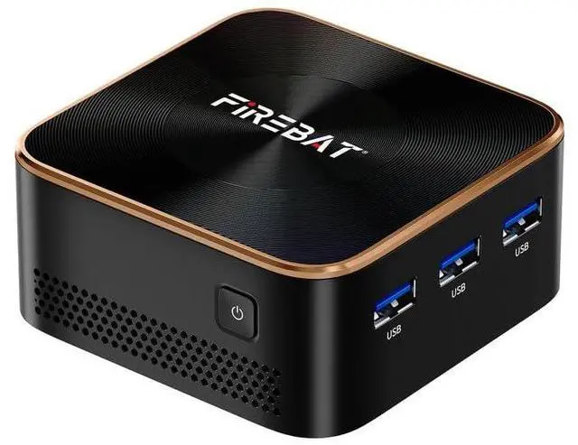 FIREBAT Mini PC N100 Intel, 1TB M.2 SSD SATA 16GB RAM LPDDR5