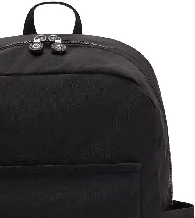 Alt view image 5 of 5 - Kipling Women's Bennett, Lightweight, Minimal, Nylon Laptop Backpack, Black Tonal, 12''L x 15''H x 6.25''D,KI2151