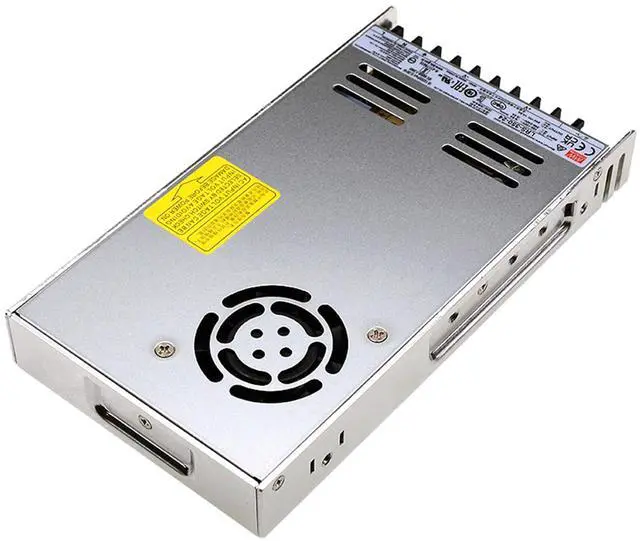 Alt view image 2 of 5 - Mean Well LRS-350-24 350.4W 24V 14.6A AC-DC Single Output Switching Power Supply - High Efficiency, 1U Low Profile, Built-in Fan, Wide Input Voltage - Industrial Power Supply, CNC Machinery