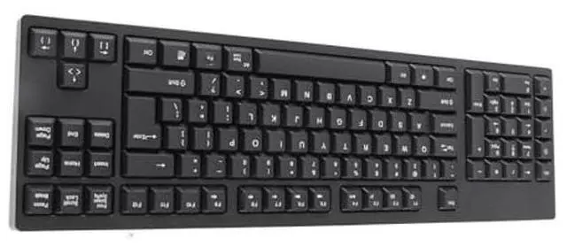 Alt view image 3 of 5 - Yosoo Left Handed Ergonomic Full Size Keyboard 109 Keys USB Interface for Computer Laptop Users Keyboards