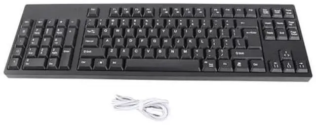 Alt view image 5 of 5 - Yosoo Left Handed Ergonomic Full Size Keyboard 109 Keys USB Interface for Computer Laptop Users Keyboards