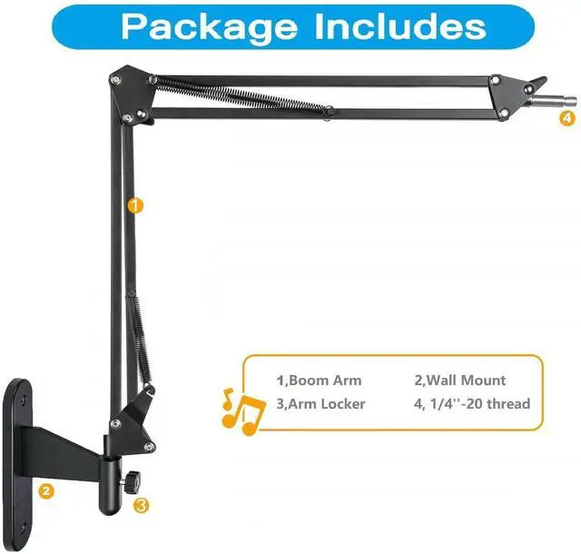 Alt view image 3 of 5 - AceTaken Kiyo Webcam Wall Holder Mount Stand for Razer kiyo, kiyo pro, kiyo X, kiyo pro Ultra 4K webcams