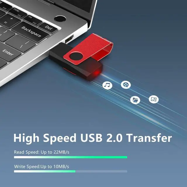Alt view image 2 of 5 - AGECASH USB Storage Flash Drive 64GB Bulk 10 Pack, USB Drive 2.0 Thumb Drive Pendrive 64GB USB Memory Stick Jump Drive Zip Drive USB Key with 10PCS Lanyard, USB Flashdrive for School, Office -Mixcolor