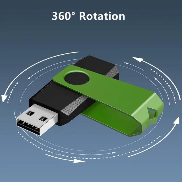 Alt view image 5 of 5 - AGECASH USB Storage Flash Drive 64GB Bulk 10 Pack, USB Drive 2.0 Thumb Drive Pendrive 64GB USB Memory Stick Jump Drive Zip Drive USB Key with 10PCS Lanyard, USB Flashdrive for School, Office -Mixcolor