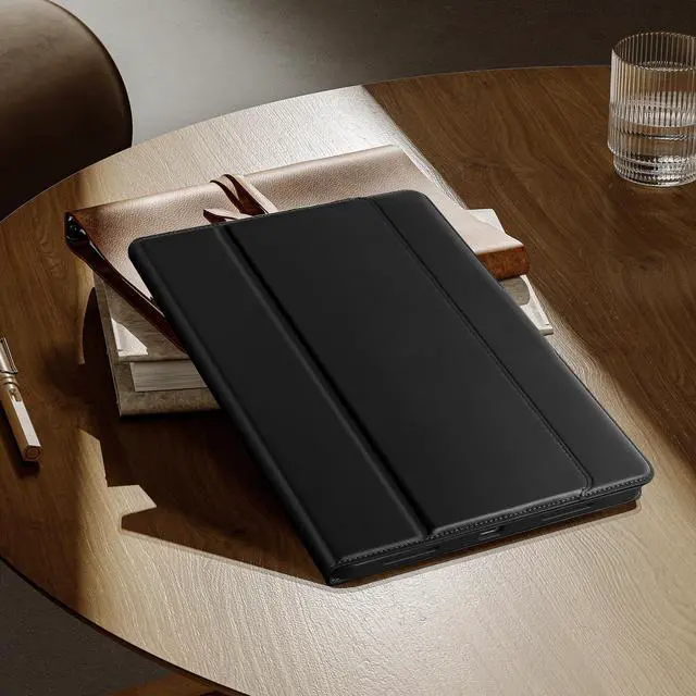Alt view image 3 of 5 - auaua Case for iPad Air 11 Inch M3/M2 (2025/2024), iPad Air 5th/4th Generation (2022/2020), with Pencil Holder and Pocket, Typing Angle Muti-Stand Magnetic Closure Auto Sleep/Wake (Black)