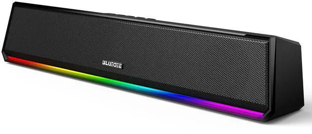 Main image of Bluedee Computer Speakers for Desktop PC, Bluetooth 5.3 PC Speakers with Dynamic RGB Light, Wired USB Plug & Play Computer Sound Bar, USB/Type-C Powered Gaming Speakers for Desktop, Laptops, Tablet