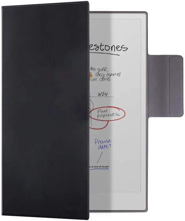 Main image of BOZHUORUI Magnetic Case for 11.8" Remarkable Paper Pro 2024 Tablet - Ultra-Thin Lightweight PU Leather Book Folio Cover with Auto Sleep/Wake (Black)