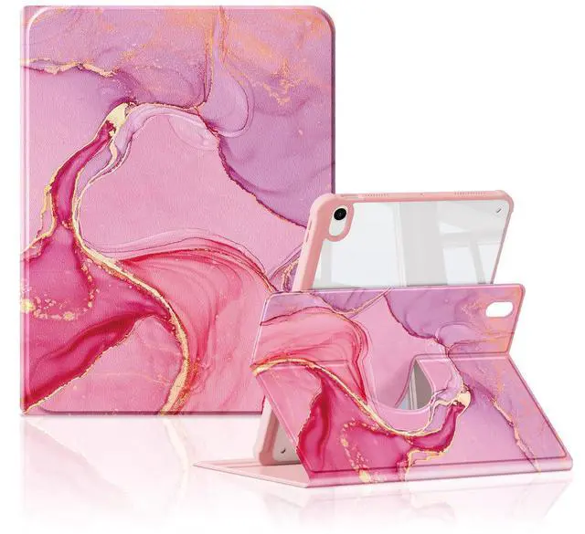 Main image of Compatible with iPad 10th Generation 10.9 Inch 2022 (Model A2696/A2757/A2777), 360 Rotating Stand Smart Case with Pencil Holder, Auto Wake/Sleep Support, Full Protection for Apple iPad 10th Gen 10.9