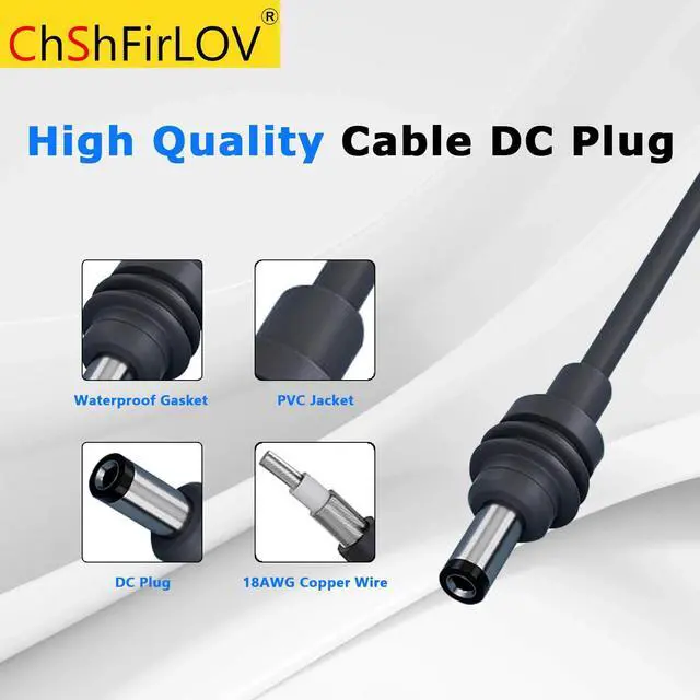 Alt view image 4 of 5 - ChShFirLOV Starlink Mini 3-in-1 DC Power Cable 10FT/3M 12-24V DC Male to USB Type-C Car Cigarette Cable, Waterproof Starlink Mini DC Power Replacement Cable Accessories(1pc) (3 in 1-10FT/3M)
